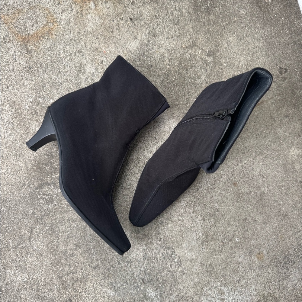 Stuart Weitzman Black Heeled Boots